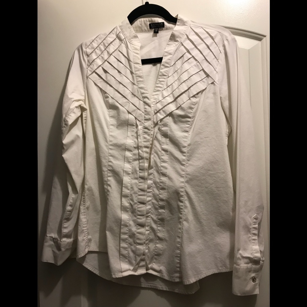 Express cotton button down